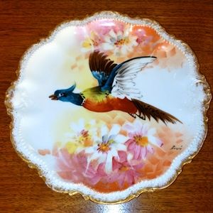 French Limoges Handpainted Coronet.